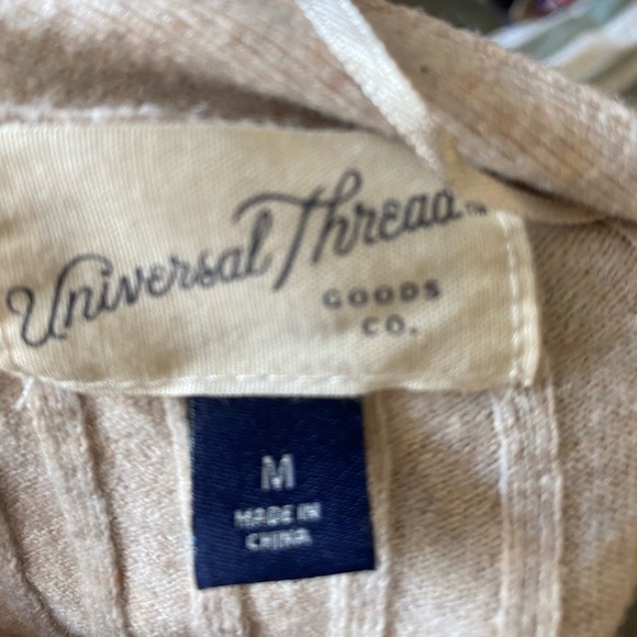 Beige Ribbed Cardigan - Picture 2 of 2